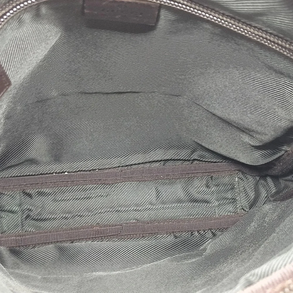 GUCCI Supreme GG Leather Coated Canvas Crossbody Messenger Bag With: Dust Bag